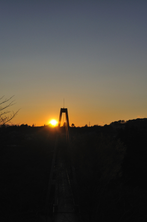 Sundown@はねたき橋